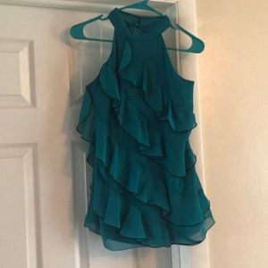 Maurice’s Lg Teal halter top